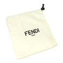 フェンディ FENDI ストラップユー 8AV397 ブラック×グレー×イエロー キャンバス レザー ショルダーストラップ ブラック金具 バイカラー ロゴ