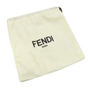 フェンディ FENDI ストラップユー ブラック×グレー キャンバス レザー ショルダーストラップ シルバー金具 バイカラー ロゴ ズッカ