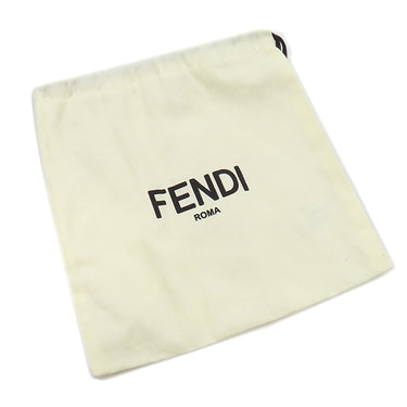 フェンディ FENDI ストラップユー ブラック×グレー キャンバス レザー ショルダーストラップ シルバー金具 バイカラー ロゴ ズッカ