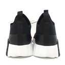 エルメス HERMES リフト LIFT H252003Z ブラック ニット カーフ #37 スニーカー 黒 白 スリッポン