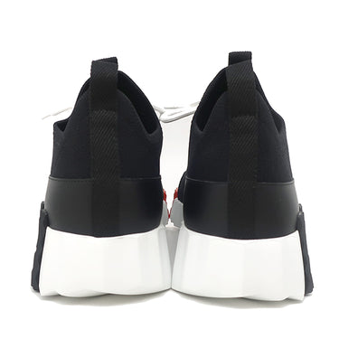 エルメス HERMES リフト LIFT H252003Z ブラック ニット カーフ #37 スニーカー 黒 白 スリッポン