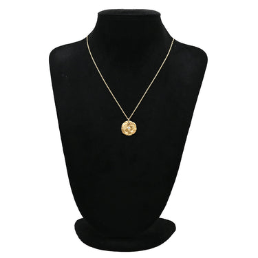 シャネル CHANEL タリスマン メダル ペンダント J13584 イエローゴールド K18YG ダイヤモンド ネックレス TALISMANS Au750 18K 2P 2石 ダイヤ