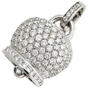 シャンテクレール CHANTECLER カンパネッレ ベルチャーム ダイヤ ホワイトゴールド K18WG ダイヤモンド ペンダントトップ 18KT 750WG パヴェ ネックレストップ
