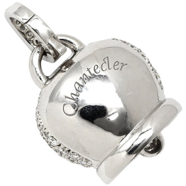 シャンテクレール CHANTECLER カンパネッレ ベルチャーム ダイヤ ホワイトゴールド K18WG ダイヤモンド ペンダントトップ 18KT 750WG パヴェ ネックレストップ
