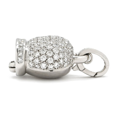 シャンテクレール CHANTECLER カンパネッレ ベルチャーム ダイヤ ホワイトゴールド K18WG ダイヤモンド ペンダントトップ 18KT 750WG パヴェ ネックレストップ