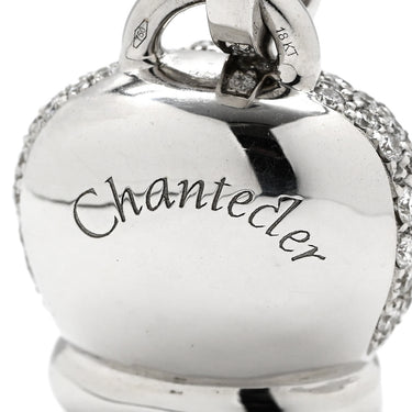 シャンテクレール CHANTECLER カンパネッレ ベルチャーム ダイヤ ホワイトゴールド K18WG ダイヤモンド ペンダントトップ 18KT 750WG パヴェ ネックレストップ