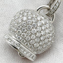 シャンテクレール CHANTECLER カンパネッレ ベルチャーム ダイヤ ホワイトゴールド K18WG ダイヤモンド ペンダントトップ 18KT 750WG パヴェ ネックレストップ