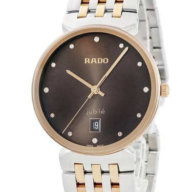 腕時計 ラドー RADO フローレンス クラシック ダイヤモンド R48912763 クオーツ メンズ 未使用 純正ダイヤ PVD