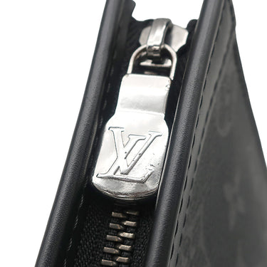 ルイヴィトン LOUIS VUITTON ポシェット ヴォワヤージュ MM M61692 モノグラムエクリプス レザー モノグラムエクリプスキャンバス クラッチバッグ シルバー金具 グレー セカンドバッグ