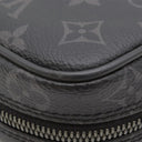 ルイヴィトン LOUIS VUITTON トゥルース トワレPM M43384 モノグラムエクリプス レザー モノグラムエクリプスキャンバス ポーチ シルバー金具 黒 グレー トラベルポーチ