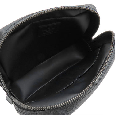 ルイヴィトン LOUIS VUITTON トゥルース トワレPM M43384 モノグラムエクリプス レザー モノグラムエクリプスキャンバス ポーチ シルバー金具 黒 グレー トラベルポーチ