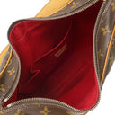 ルイヴィトン LOUIS VUITTON クロワッサン GM M51511 モノグラム モノグラムキャンバス ショルダーバッグ ゴールド金具 茶 肩掛け