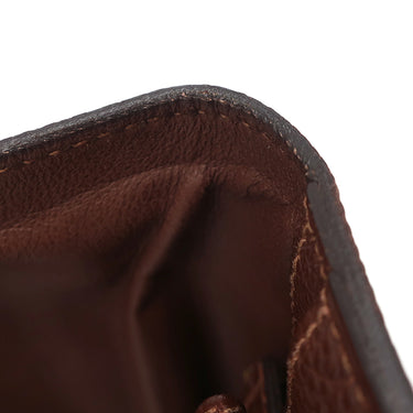 エルメス HERMES ドゴンGM ハバナ トゴ 長財布 ゴールド金具 茶