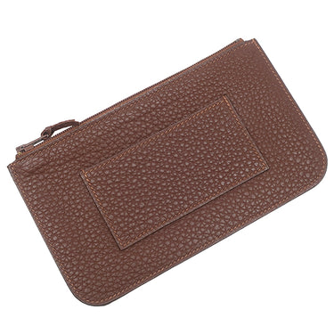 エルメス HERMES ドゴンGM ハバナ トゴ 長財布 ゴールド金具 茶