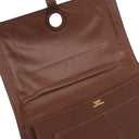 エルメス HERMES ドゴンGM ハバナ トゴ 長財布 ゴールド金具 茶