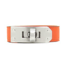 エルメス Hermes ケリー オレンジ ヴォースイフト メタル グローブホルダー シルバー金具 手袋ホルダー