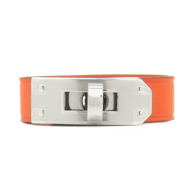 エルメス Hermes ケリー オレンジ ヴォースイフト メタル グローブホルダー シルバー金具 手袋ホルダー