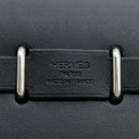 エルメス HERMES エールバッグジップ ミニ 20 ブラック キャンバス レザー トワルミリタリー ヴァッシュハンター ショルダーバッグ シルバー金具 新品 未使用 黒