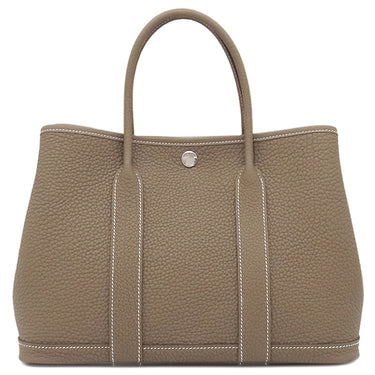 エルメス HERMES ガーデンパーティー TPM エトゥープ ネゴンダ トートバッグ シルバー金具 新品 未使用 グレージュ