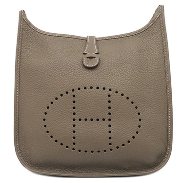 エルメス HERMES エヴリン3 PM エトゥープ トリヨンクレマンス ショルダーバッグ ゴールド金具 グレージュ