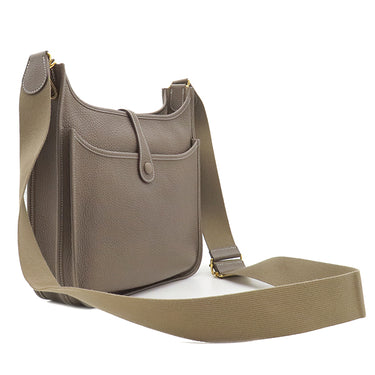 エルメス HERMES エヴリン3 PM エトゥープ トリヨンクレマンス ショルダーバッグ ゴールド金具 グレージュ