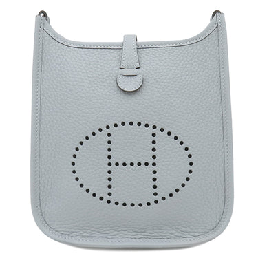 エルメス HERMES エヴリンTPM ショート グリパンタン トリヨンクレマンス ショルダーバッグ シルバー金具 グレー