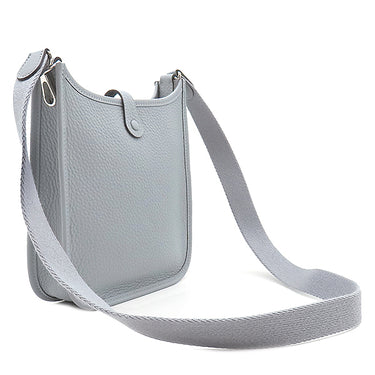エルメス HERMES エヴリンTPM ショート グリパンタン トリヨンクレマンス ショルダーバッグ シルバー金具 グレー