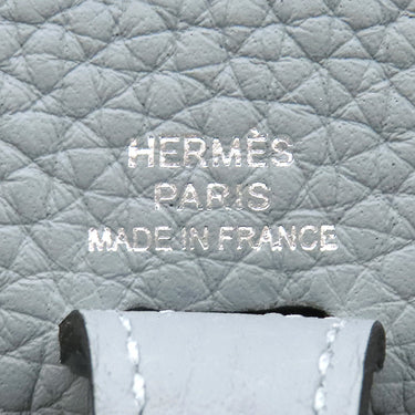 エルメス HERMES エヴリンTPM ショート グリパンタン トリヨンクレマンス ショルダーバッグ シルバー金具 グレー