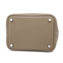 エルメス HERMES ピコタンロックPM エトゥープ トリヨンクレマンス ハンドバッグ シルバー金具 新品 未使用 グレージュ