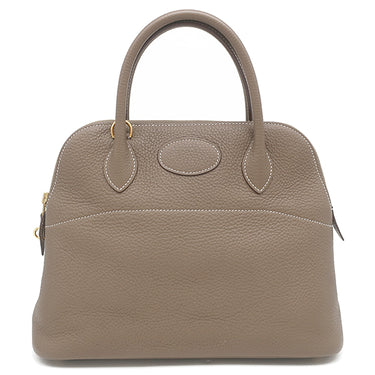 エルメス HERMES ボリード31 エトゥープ トリヨンクレマンス 2WAYバッグ ゴールド金具 グレージュ ショルダー