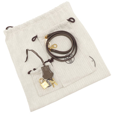 エルメス HERMES ボリード31 エトゥープ トリヨンクレマンス 2WAYバッグ ゴールド金具 グレージュ ショルダー