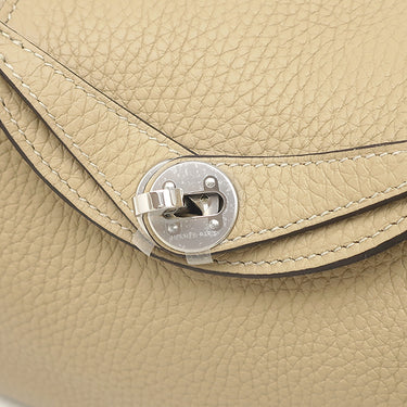 エルメス HERMES リンディ2 ミニ ヴェルソ トレンチ×エトゥープ トリヨンクレマンス ショルダーバッグ シルバー金具 新品 未使用