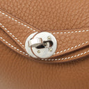 エルメス HERMES リンディ2 ミニ ゴールド トリヨンクレマンス ショルダーバッグ シルバー金具 茶 新品 未使用