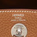 エルメス HERMES リンディ2 ミニ ゴールド トリヨンクレマンス ショルダーバッグ シルバー金具 茶 新品 未使用