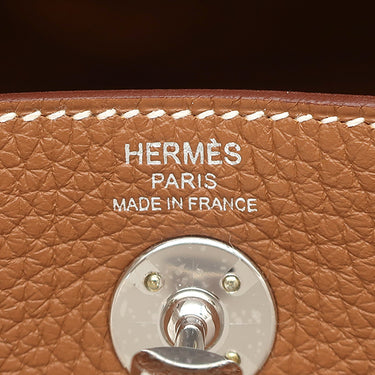 エルメス HERMES リンディ2 ミニ ゴールド トリヨンクレマンス ショルダーバッグ シルバー金具 茶 新品 未使用