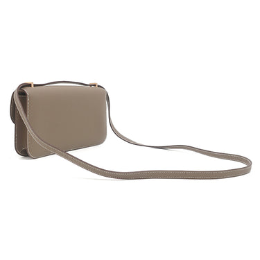 エルメス HERMES コンスタンスエラン ミロワール エトゥープ ヴォーエプソン ショルダーバッグ ピンクゴールド金具 未使用 PG RG