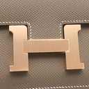 エルメス HERMES コンスタンスエラン ミロワール エトゥープ ヴォーエプソン ショルダーバッグ ピンクゴールド金具 未使用 PG RG