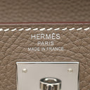 エルメス HERMES ケリー28 内縫い エトゥープ トゴ 2WAYバッグ シルバー金具 グレージュ ショルダー ハンドバッグ