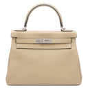 エルメス HERMES ケリー28 内縫い トレンチ トリヨンクレマンス 2WAYバッグ シルバー金具 ハンドバッグ ショルダー