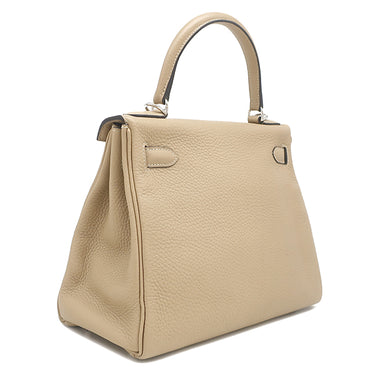 エルメス HERMES ケリー28 内縫い トレンチ トリヨンクレマンス 2WAYバッグ シルバー金具 ハンドバッグ ショルダー