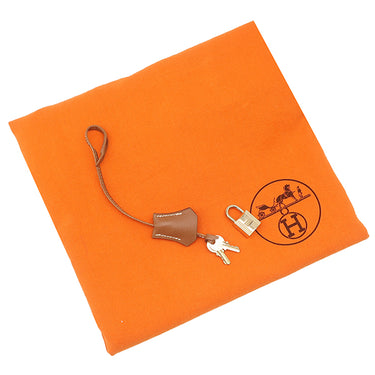 エルメス HERMES バーキン40 ゴールド クシュベル ハンドバッグ ゴールド金具 茶