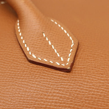 エルメス HERMES バーキン40 ゴールド クシュベル ハンドバッグ ゴールド金具 茶