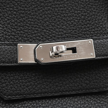 エルメス HERMES バーキン40 ブラック トゴ ハンドバッグ シルバー金具 黒