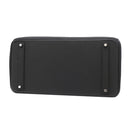 エルメス HERMES バーキン40 ブラック トゴ ハンドバッグ シルバー金具 黒