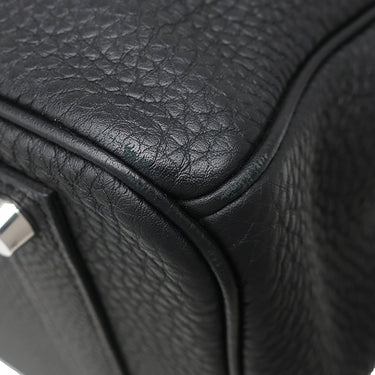 エルメス HERMES バーキン40 ブラック トゴ ハンドバッグ シルバー金具 黒