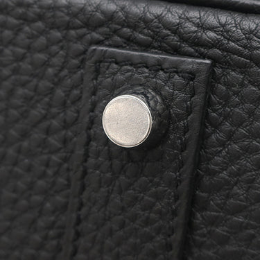 エルメス HERMES バーキン40 ブラック トゴ ハンドバッグ シルバー金具 黒
