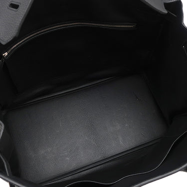 エルメス HERMES バーキン40 ブラック トゴ ハンドバッグ シルバー金具 黒