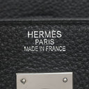 エルメス HERMES バーキン40 ブラック トゴ ハンドバッグ シルバー金具 黒