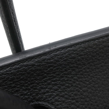 エルメス HERMES バーキン40 ブラック トゴ ハンドバッグ シルバー金具 黒