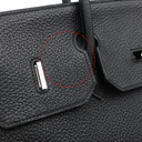 エルメス HERMES バーキン40 ブラック トゴ ハンドバッグ シルバー金具 黒